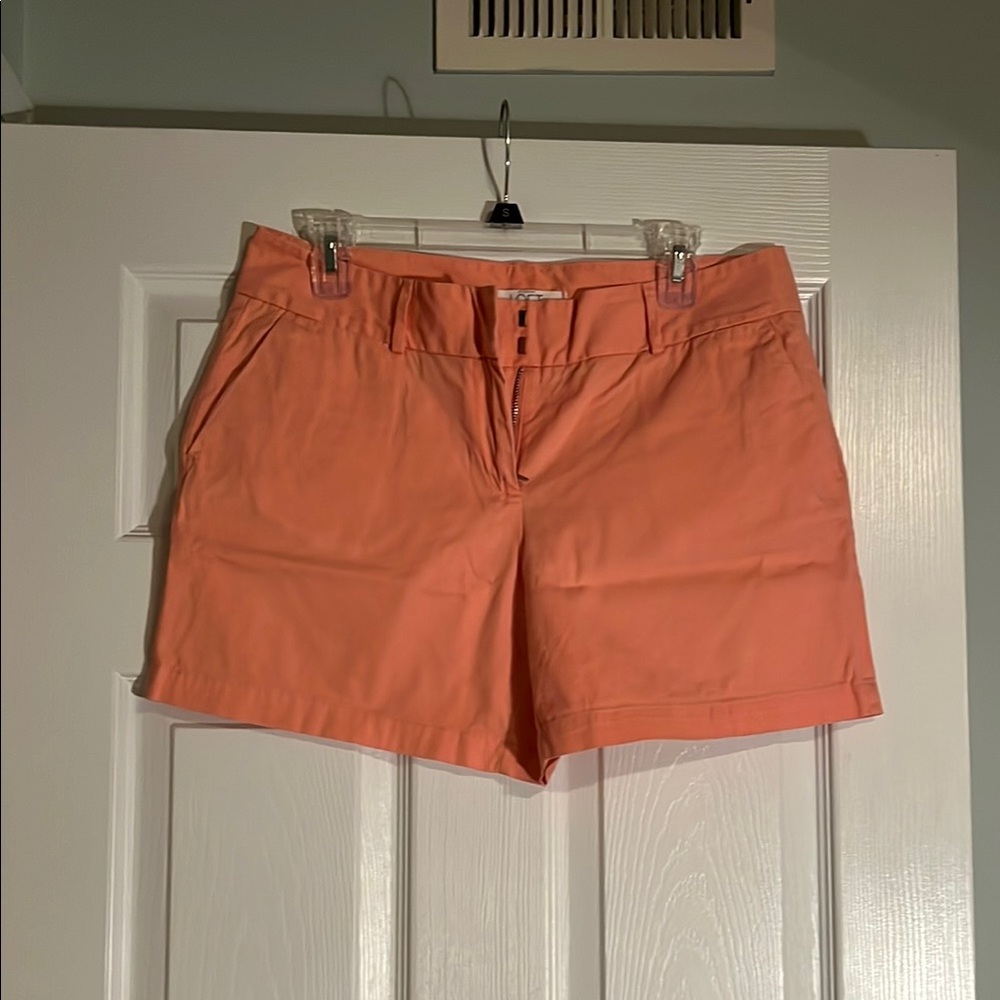 Loft Fashion Orange shorts Casual Cotton Blend